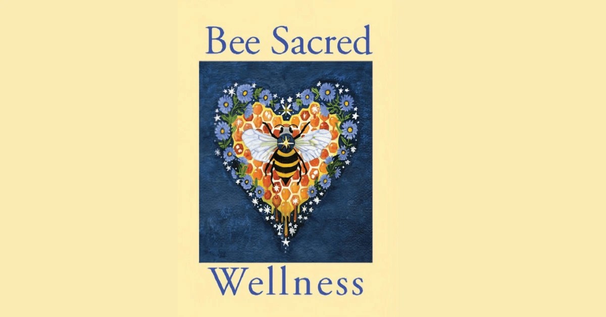 Bee Sacred Wellness logo representing holistic esthetics and reflexology services